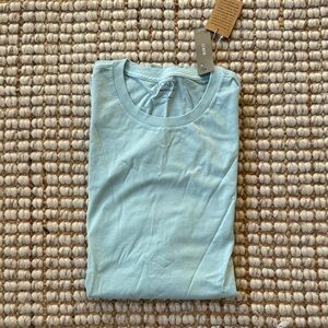 J. Crew Men's Soft Aqua Short Sleeve Tee